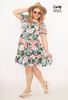 Picture of CURVY GIRL FLORAL PRINTED DRESS